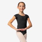 Child Cap Sleeve Leotard with Princess Seams