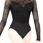 Snowflake Lace Long Sleeve Leotard