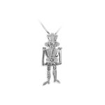 Sterling Silver Nutcracker Necklace