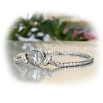 Silver Ballerina Charm Bracelet