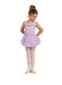 Girl's Ruffle Trim Cami Dress