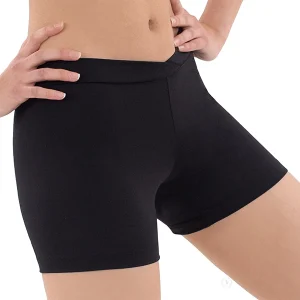 Womens Microfiber V Waist Athletic Shorts