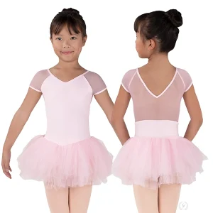 Girls Cap Sleeve Tutu Dress